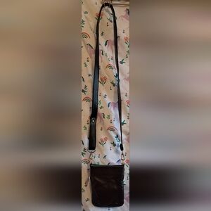 NWT Amalia Gomez Fliobag Brown Italian Leather Boho Neutral Crossbody Purse Bag